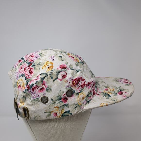 The Hatter Company 5 Panel Cap Multicolor One Size Adjustable Floral Cotton - Picture 5 of 9